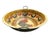 Mid 20th Century Peter Ompir Signed Tin Bowl Large 17" Rooster Folk Art Hand Painted Toleware For Sale - Image 5 of 6
