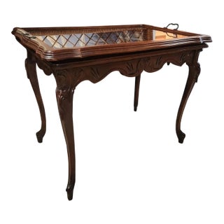 Vintage Louis XV Walnut Side Table For Sale