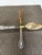 1950s Stunning Salad Food Serving Knife & Fork: 800 Silver Base Lucite Top For Sale - Image 4 of 4