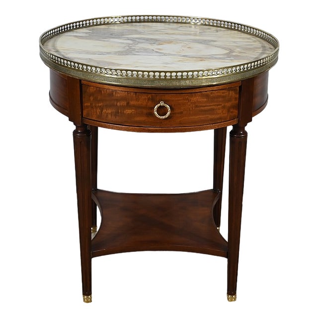 End of 19th Century Louis XVI Mahogany Bottle Table For Sale