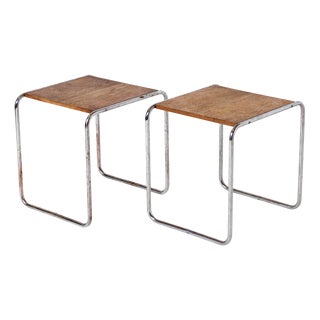 Bauhaus B9 Nesting Tables by Marcel Breuer, 1930s, Set of 2 For Sale