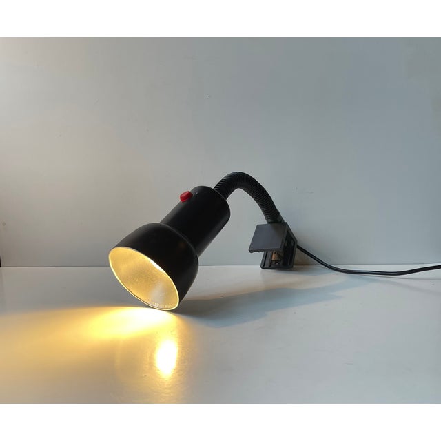 Vintage Black Louis Clamp Wall Lamp from Louis Poulsen, 1970s For Sale - Image 10 of 10