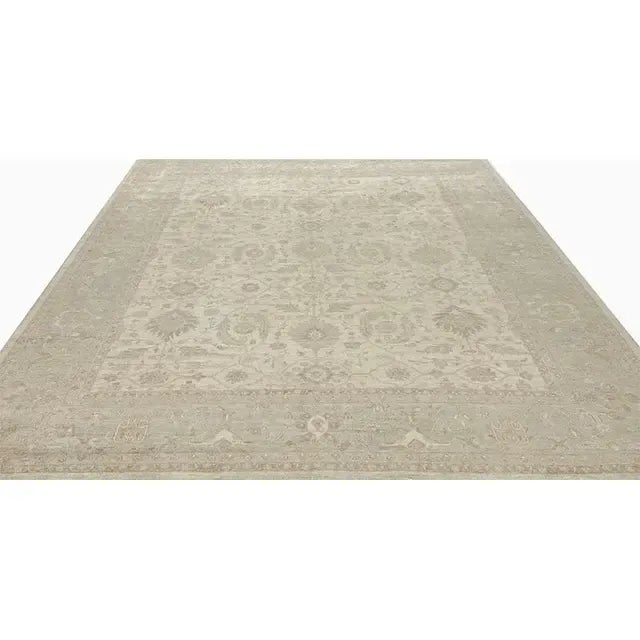 ACTUAL SIZE: 8’1″ x 10’1″ PRIMARY COLOR: Ivory / Lt. Green AGE: New (It's made in the 1990s and never been used) ORIGIN:...