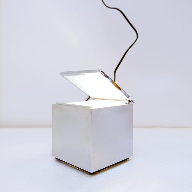 Cuboluce Cube Lamp by Franco Bettonica and Mario Melocchi for Cini & Nils, 1970s For Sale - Image 6 of 17