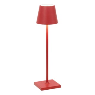 Zafferano Poldina Micro Lamp, Red For Sale