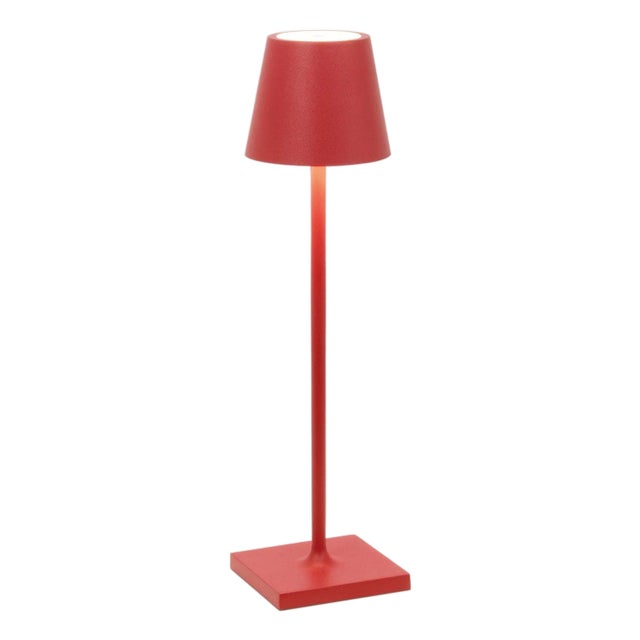 Zafferano Poldina Micro Lamp, Red For Sale
