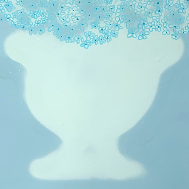 A refreshing interpretation of a garden staple, Contemporary Blue Hydrangea Flowers No. 1 captures the lush, voluminous...