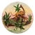 Large Ceramic Wall Platter with Relief Decoration, 1950s For Sale