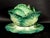 Green Mid 19th Century Agate Saltglaze Stoneware Large Model of Seated Cat For Sale - Image 8 of 18