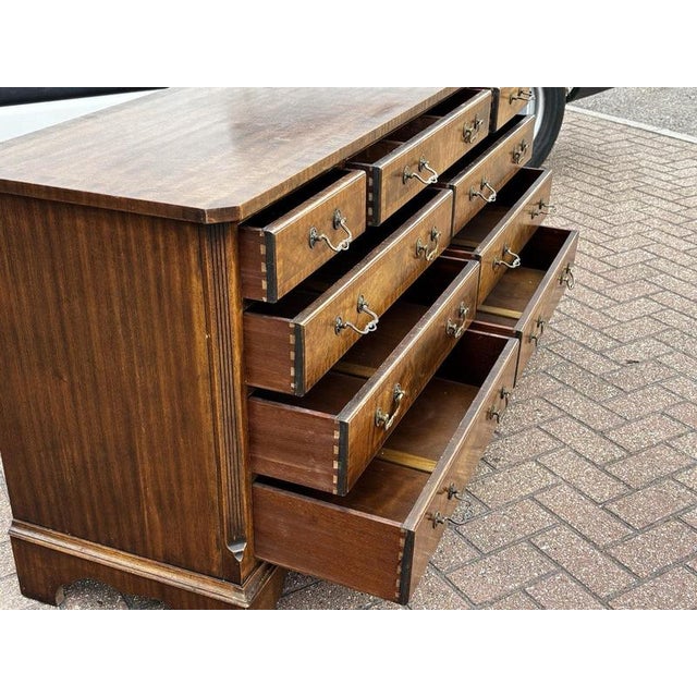 Wood Wood Chest of 9 Drawers For Sale - Image 7 of 13