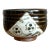 Vintage Original Studio Pottery Ribbed Bowl For Sale