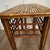 Vintage Pencil Reed Bamboo Side Table For Sale - Image 4 of 18