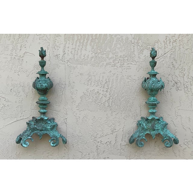 One-of-a-Kind Ornate Bronze Wall Sculptures – Antique Architectural Salvage For Sale - Image 11 of 15