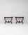 1880s French Pair Of Wooden Console Tables With Marble Tops For Sale - Image 4 of 11