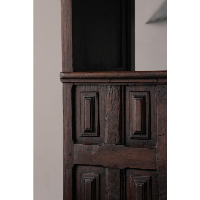 Wood Renaissance Throne Chair in Oak For Sale - Image 7 of 12