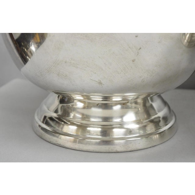 Mid 20th Century Towle Victorian Silver Plated Punchbowl Champagne Chiller Ice Bucket - A Pair For Sale - Image 9 of 17
