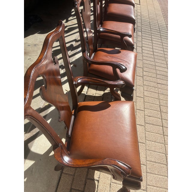 *Rare Find * limited run and collaboration of Ralph Lauren and Henredon Set of 6 Ralph Lauren Somerton chairs featuring a...