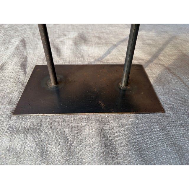 Vintage Teak Wood Root Sculpture on Metal Stand For Sale - Image 15 of 17