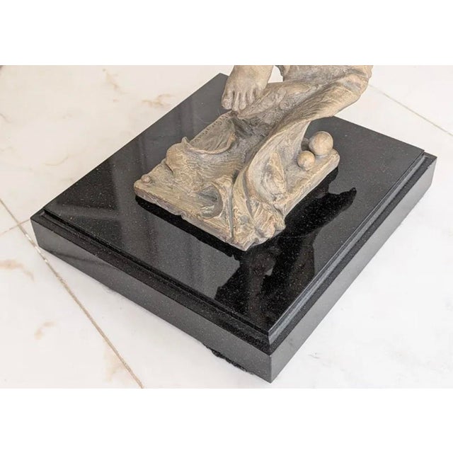 Vintage Bronze "Messenger " by Renowned Artist Gary Lee Price For Sale - Image 4 of 5