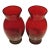 Vintage 1938-1956 Anchor Hocking Royal Ruby Glass Vases For Sale