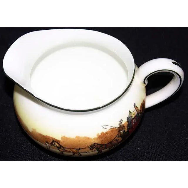 English Royal Doulton Coaching Days Creamer For Sale - Image 3 of 5