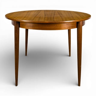 Scandinavian Teak Table with Extension For Sale