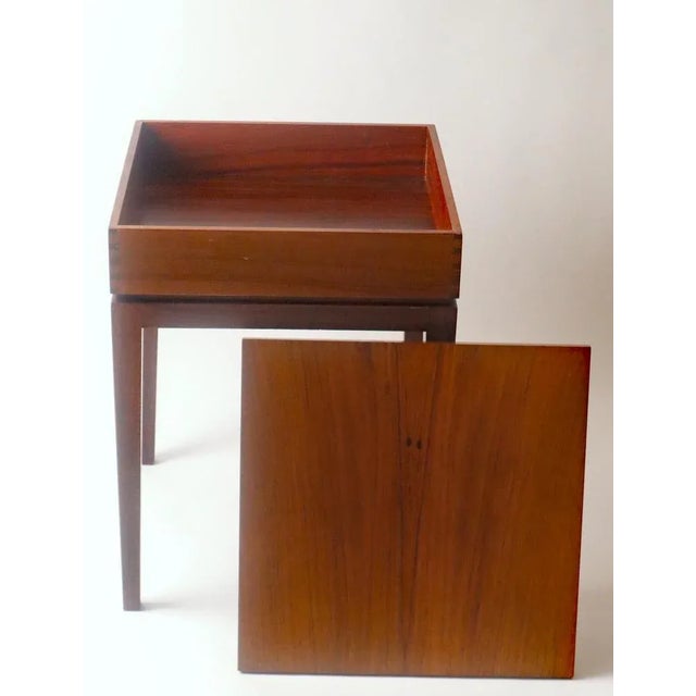 Mid-Century Modern Small Teak Gaming Table, 1960s For Sale - Image 3 of 10