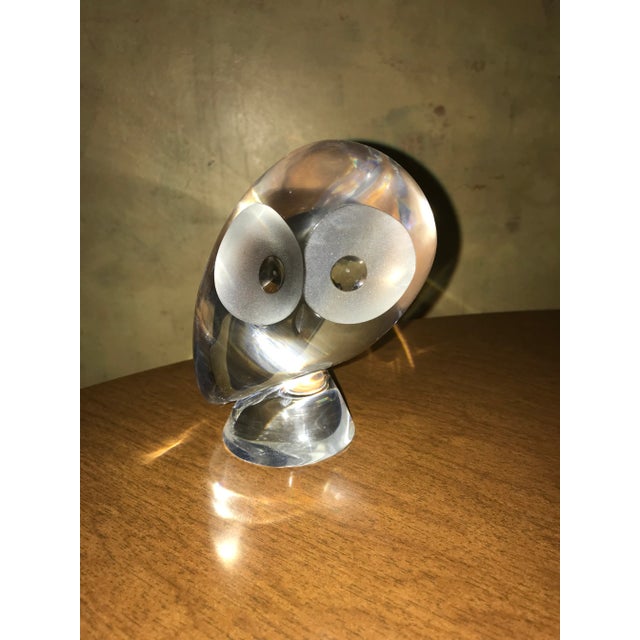 Steuben Glass Owl Figurine For Sale In West Palm - Image 6 of 6