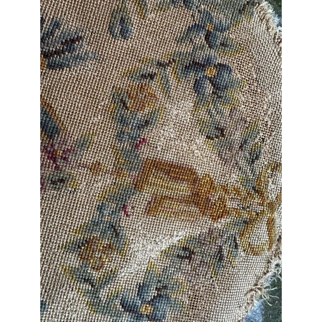 French Needlepoint Chair Cover Tapestry from Bobyrug, 1890s For Sale - Image 3 of 10