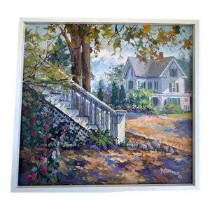 1980s Original Oil Painting by Well Known California Artist, Allayn Stevens