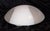 Vintage Ceiling Lamp with White Patterned Glass Shade on a White Metal Mount, 2000s, in Very Good conditions. Designed...