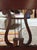 Wood Vintage Mahogany Lyre Back Telephone Table With Gossip Bench Seat For Sale - Image 7 of 13