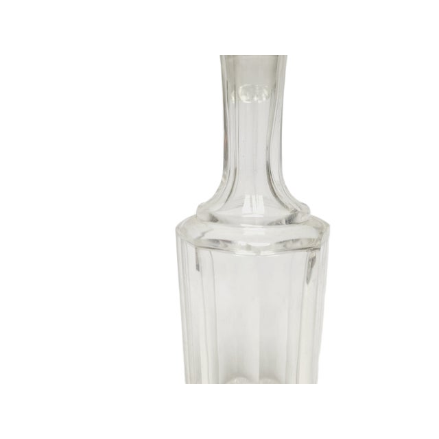 Biedermeier Style Czechoslovakian Olive and Oil Carafe, 1900s For Sale - Image 4 of 10