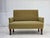 Danish 2-Seater Sofa in Green Furniture Wool Fabric, 1950s For Sale - Image 18 of 18