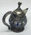 Late 19th Century Antique Moroccan Fez Blue & White Porcelain Winepot/Teapot/Coffeepot Wrapped in Silver-Wire Filigree For Sale - Image 5 of 8