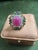 Bochic “Orient” Vintage Ruby, Sapphire & Multi Gem Ring - 18K Gold & Silver For Sale - Image 11 of 15
