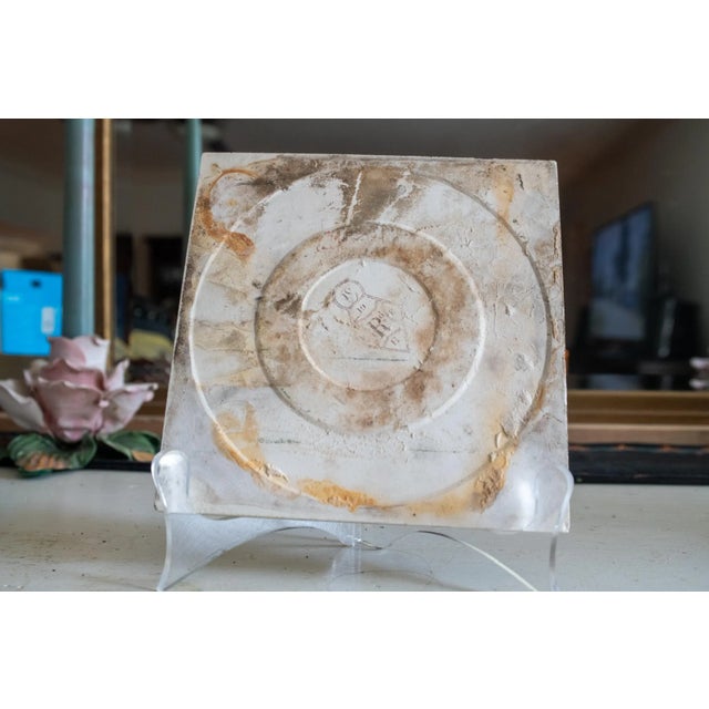 Late 18th Century 1881 Aesthetic Movement Kate Greenaway Summer Red Transferware Tile For Sale - Image 5 of 10