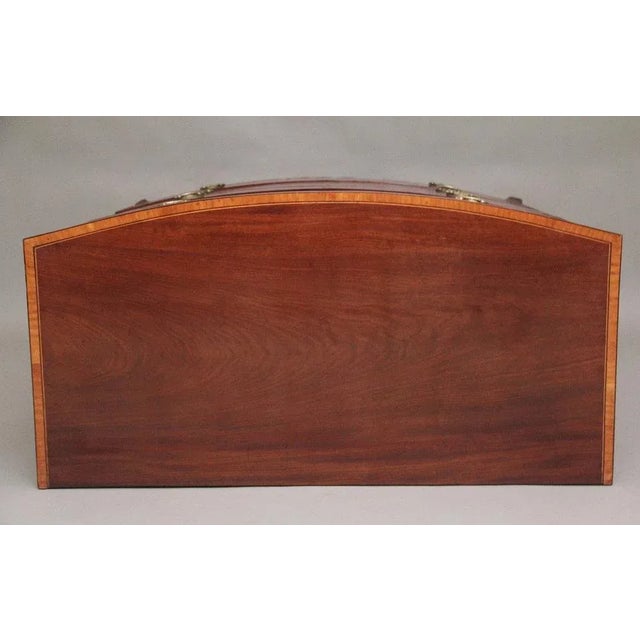 Antique Mahogany Bowfront Chest of Drawers, 1770 For Sale - Image 9 of 10