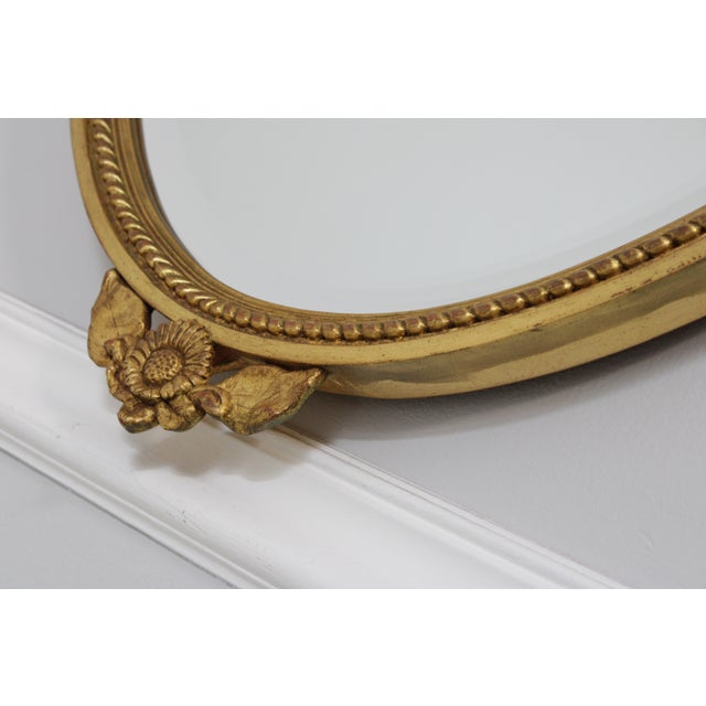 Carvers Guild Oval Giltwood Wall Mirror For Sale In Philadelphia - Image 6 of 13