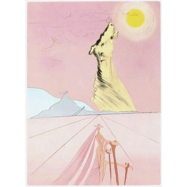 Salvador DALI (After) TEATRO MUSEO FIGUERAS INAUGURACION 6 1974 original lithograph poster on matt poster paper unsigned...