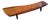 Mid-Century George Nakashima Rosewood Coffee Table Long and Organic Shaped For Sale