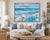 Coastal Seascape Oil Painting by Schrater – Original Ocean Wave Large Landscape on Canvas, 36" X 48" For Sale - Image 4 of 4