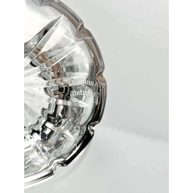 Waterford (Marquis) “Glendale” Crystal Flared Trumpet Footed Vase For Sale - Image 9 of 9