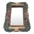 Late 20th Century Safari Animal Print With Faux Bamboo Accents Mirror For Sale