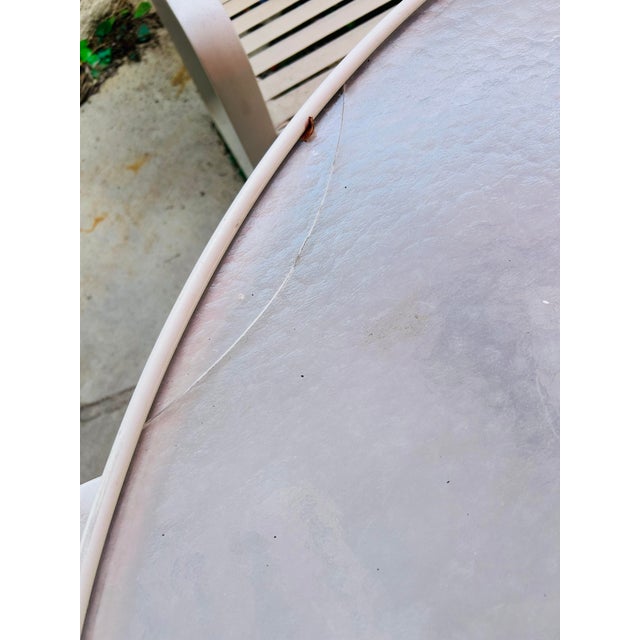 Light Gray Tropitone Vintage Patio Set Four Chairs and a Table Brasilia For Sale - Image 8 of 12