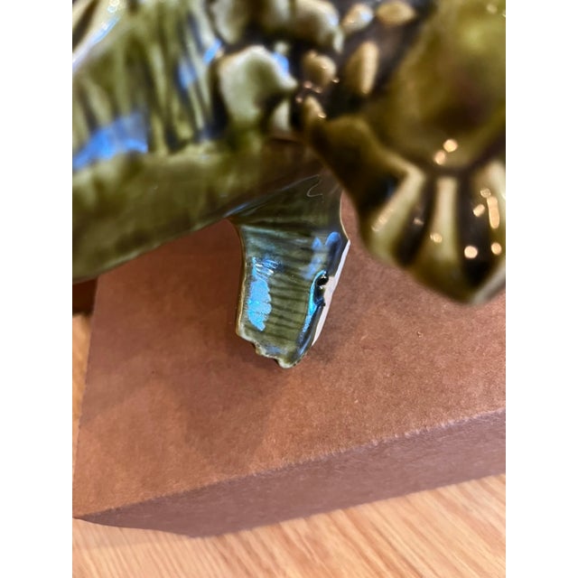 Green Vintage McCoy Frog Planter / Vase For Sale - Image 8 of 12