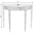Traditional Hampton Demilune Console Table, Beige For Sale - Image 3 of 7
