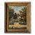 Vintage E. Piersonve Rural Landscape - Country Road Village Oil Painting, Framed For Sale