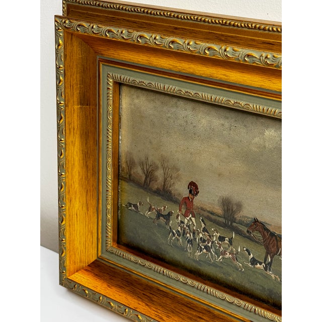Red 19th Century Oil Painting the Death the Berkeley Hunt C1880 by Charles Faulkner For Sale - Image 8 of 18