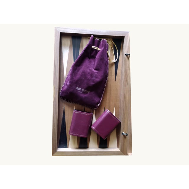 Vintage Dal Negro Italian Backgammon Set | Luxury Game Board for Play & Display For Sale In Los Angeles - Image 6 of 7